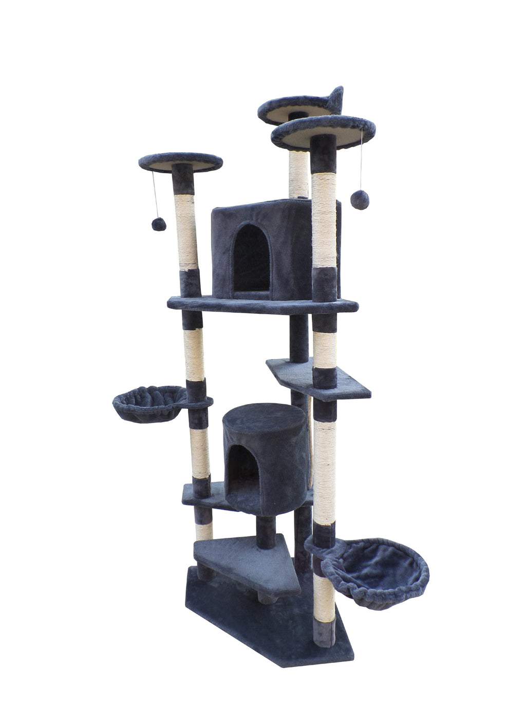 YES4PETS 200 cm Cat Scratching Post Tree Scratcher Corner Tower