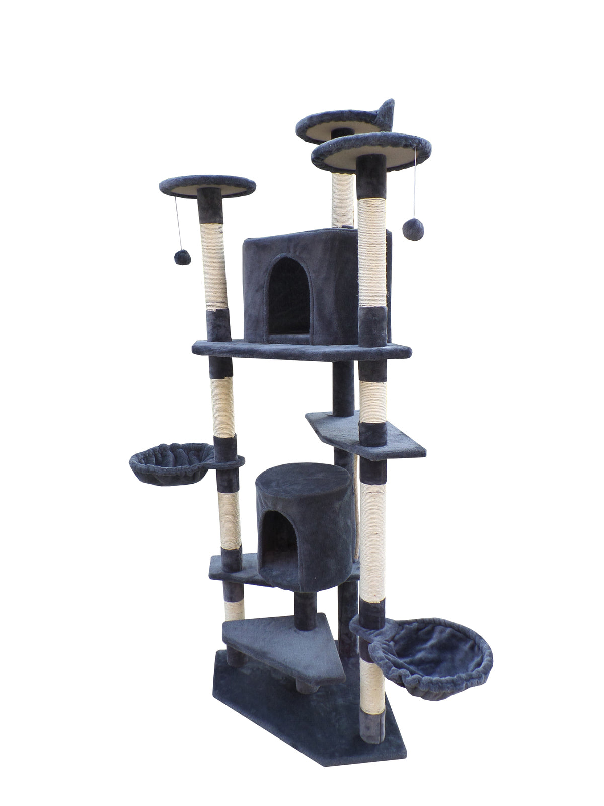 YES4PETS 200 cm Cat Scratching Post Tree Scratcher Corner Tower