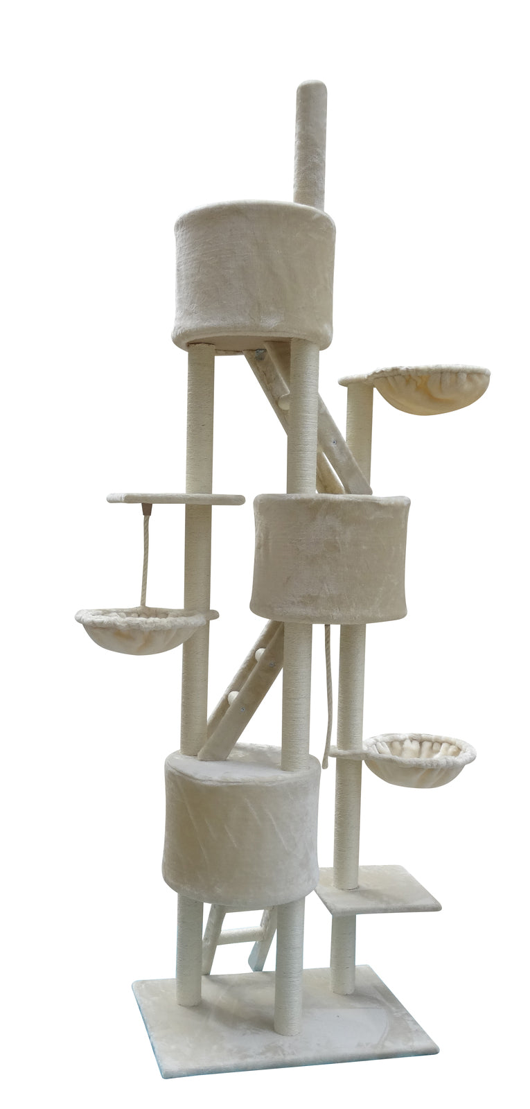 YES4PETS 244 cm XL Multi Level Cat Scratching Post Tree Scratcher
