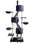 YES4PETS 244 cm XL Multi Level Cat Scratching Post Tree Scratcher