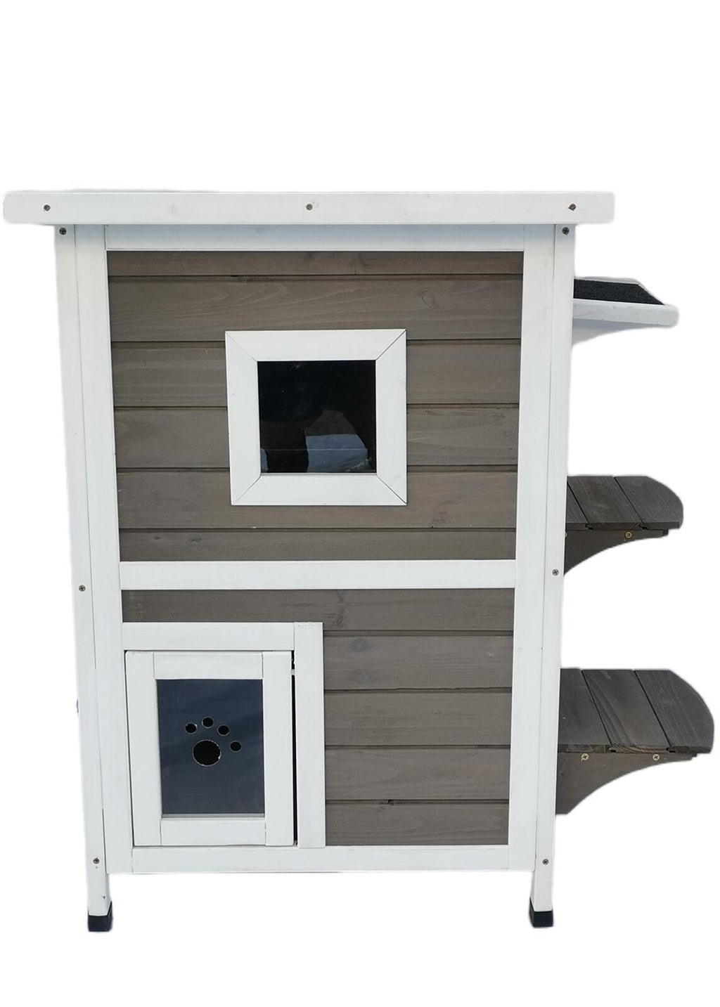 YES4PETS 2 Story Cat Shelter Condo