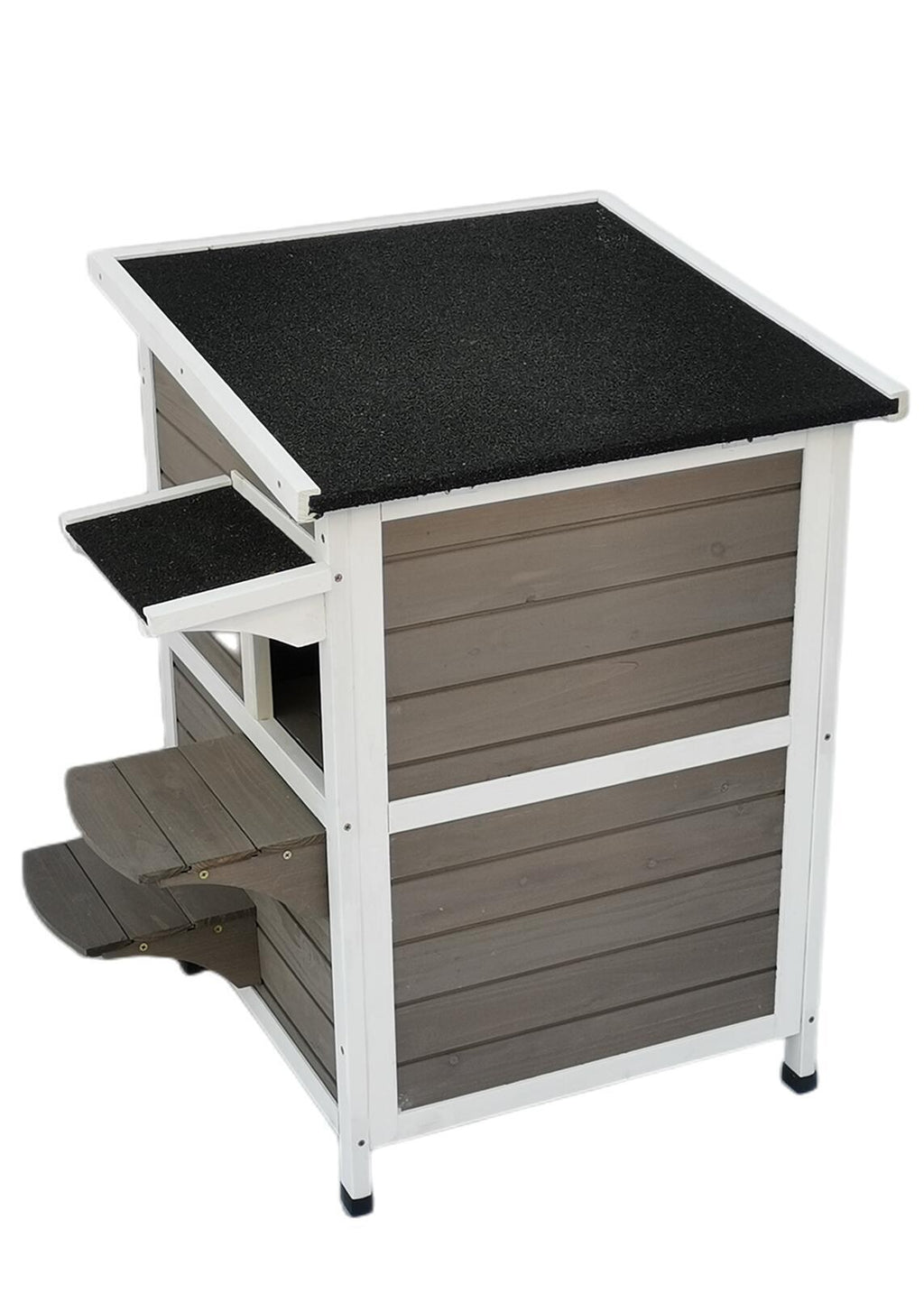 YES4PETS 2 Story Cat Shelter Condo