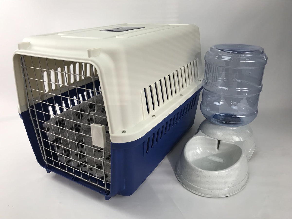YES4PETS XL Dog Puppy Cat Crate Pet Carrier Cage W Mat & Water