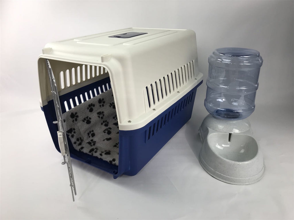YES4PETS XL Dog Puppy Cat Crate Pet Carrier Cage W Mat & Water