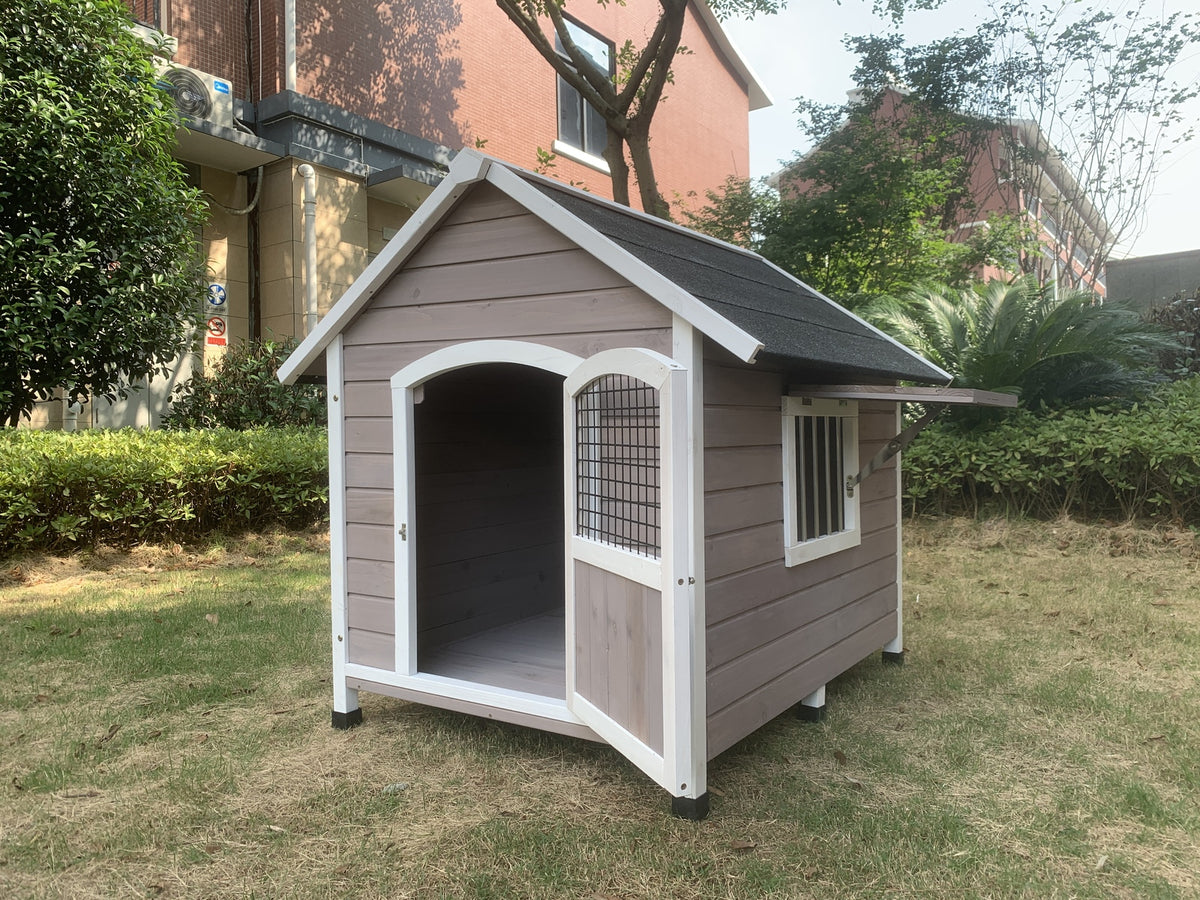 YES4PETS XL Timber Pet Dog Kennel House Puppy Wooden Timber Cabin
