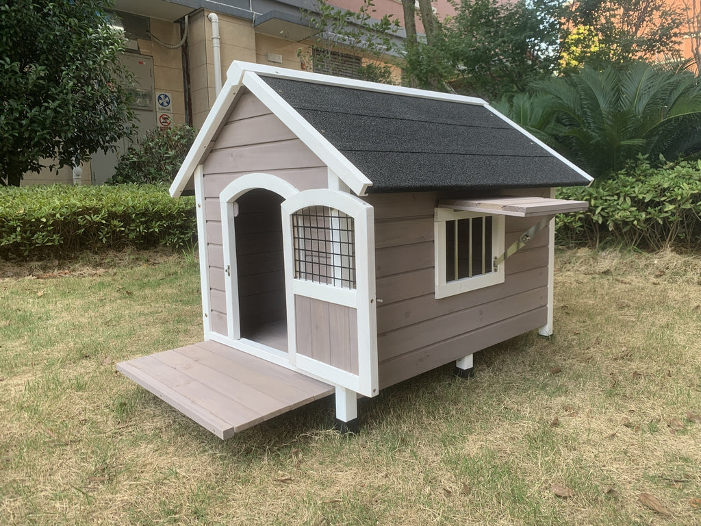 YES4PETS XL Timber Pet Dog Kennel House Puppy Wooden Timber Cabin