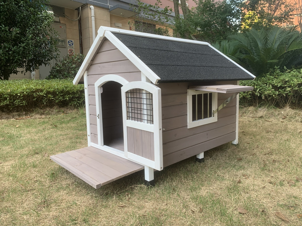 YES4PETS XL Timber Pet Dog Kennel House Puppy Wooden Timber Cabin