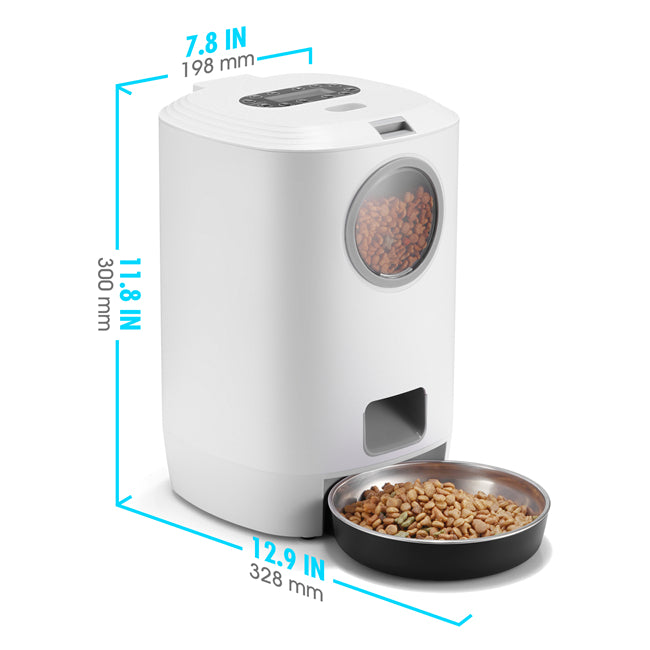 YES4PETS 4.5L Visible Automatic Digital Pet Dog Cat Feeder Food Bowl