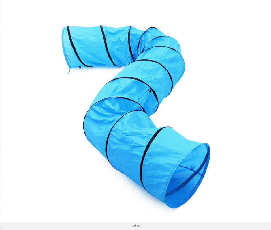 YES4PETS Portable Pet Dog Agility Training Exercise Cat Tunnel Chute