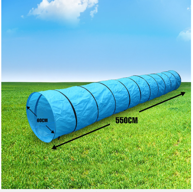 YES4PETS Portable Pet Dog Agility Training Exercise Cat Tunnel Chute