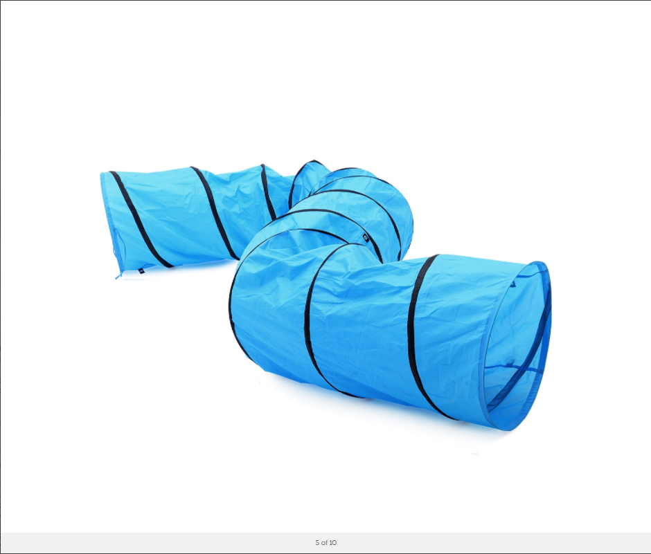 YES4PETS Portable Pet Dog Agility Training Exercise Cat Tunnel Chute