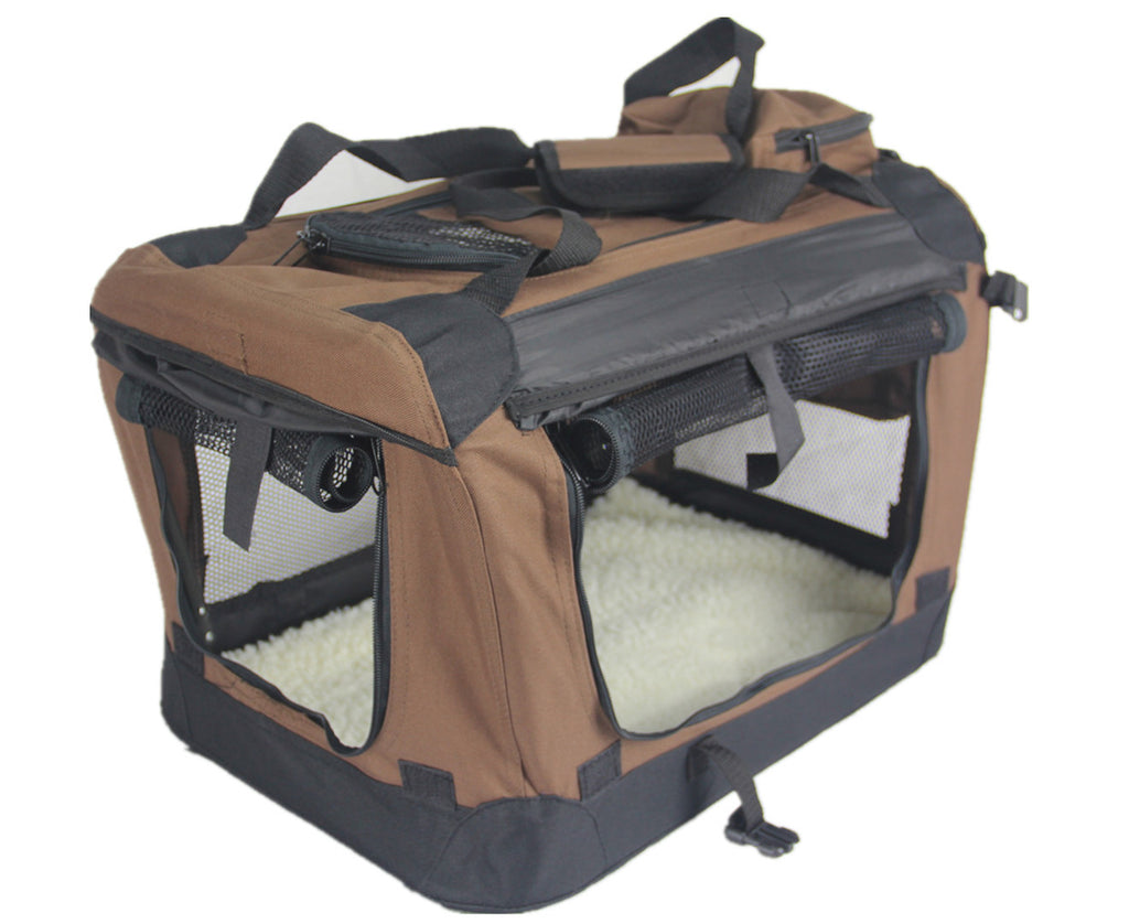 YES4PETS XXL Foldable Soft Pet Crate with Curtain, photo 3 of 5