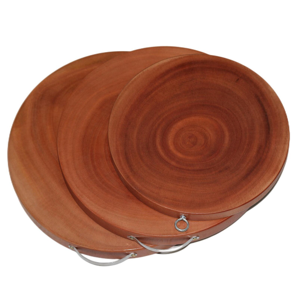 YES4HOMES 3 Natural Hardwood Hygienic Kitchen Cutting Wooden Chopping