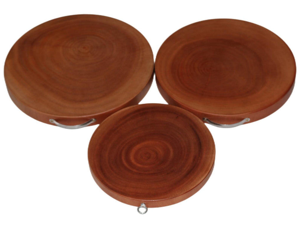 YES4HOMES 3 Natural Hardwood Hygienic Kitchen Cutting Wooden Chopping