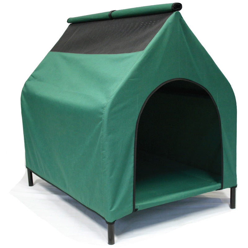 Green L Waterproof Portable Flea and Mite Resistant Dog Kennel House