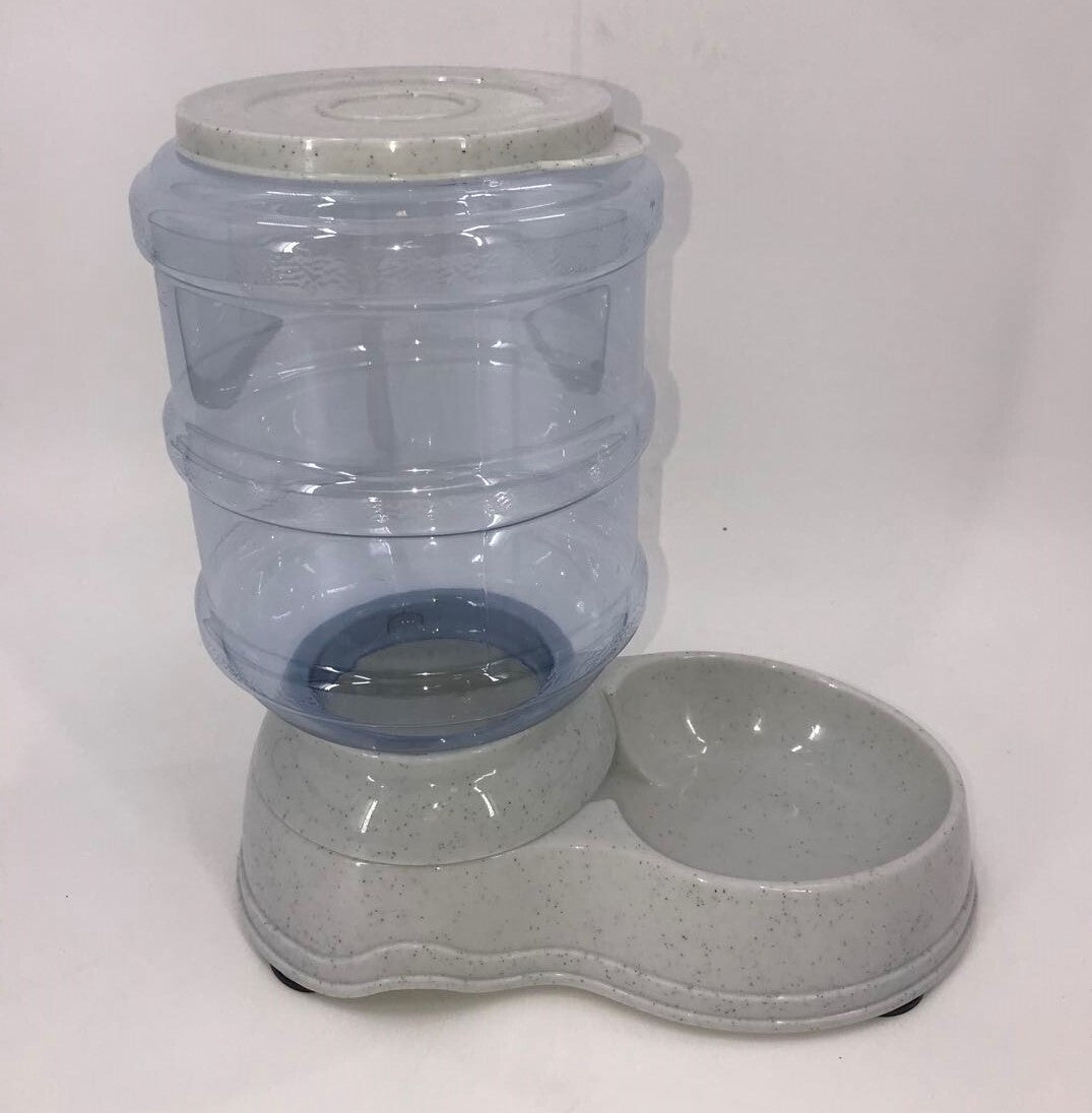 YES4PETS 3.8 L Gravity Pet Dog Cat Guinea Pig Food Feeder Bowl