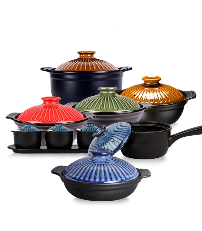 Color King Casserole Pot with Lid, Blue, 1.6 Litres