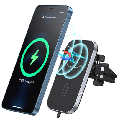CHOETECH T200F-301 Magnetic Wireless Car Charger, 15W