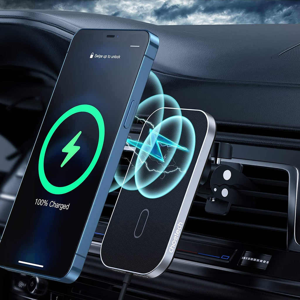 CHOETECH T200F-301 15W MagLeap Magnetic Wireless Car Charger Holder