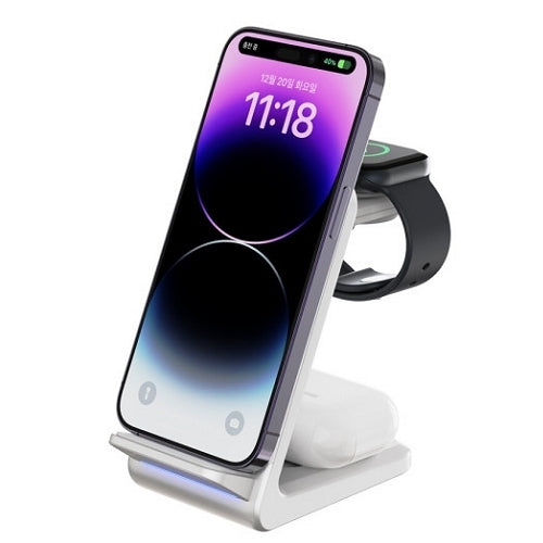 CHOETECH T608-F 15W 4-in-1 Wireless Charger Stand
