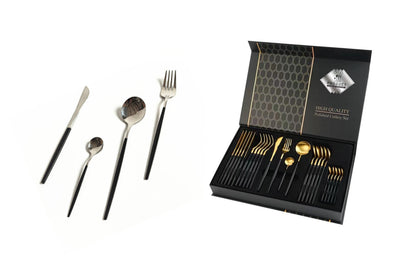 Style By Inspiration Keily Cutlery Set, Gold