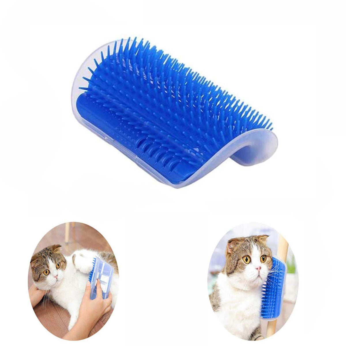 Cat Self Groomer Catnip Dog Cat Toy Corner Groomer Wall Corner