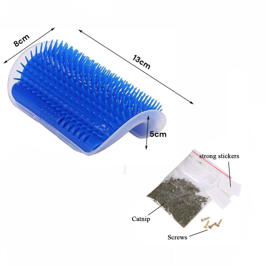 Cat Self Groomer Catnip Dog Cat Toy Corner Groomer Wall Corner