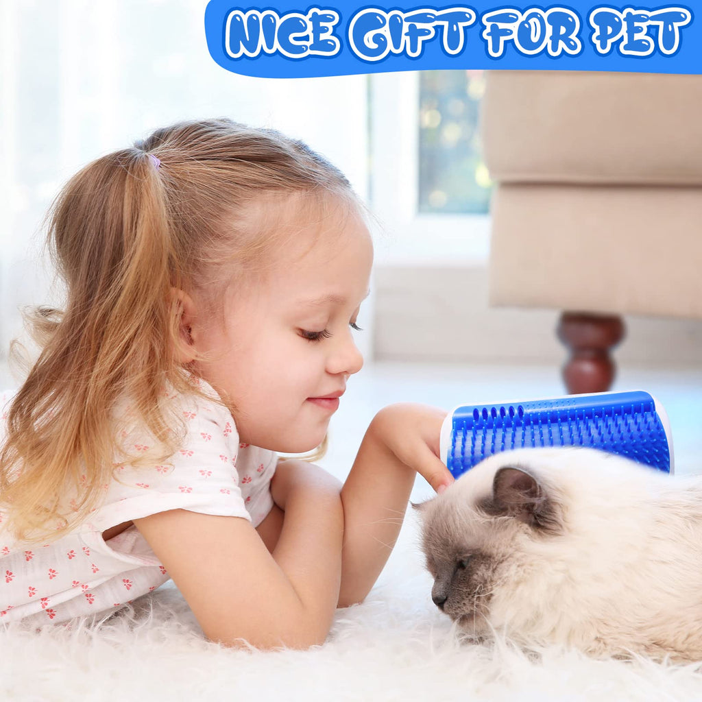 Cat Self Groomer Catnip Dog Cat Toy Corner Groomer Wall Corner