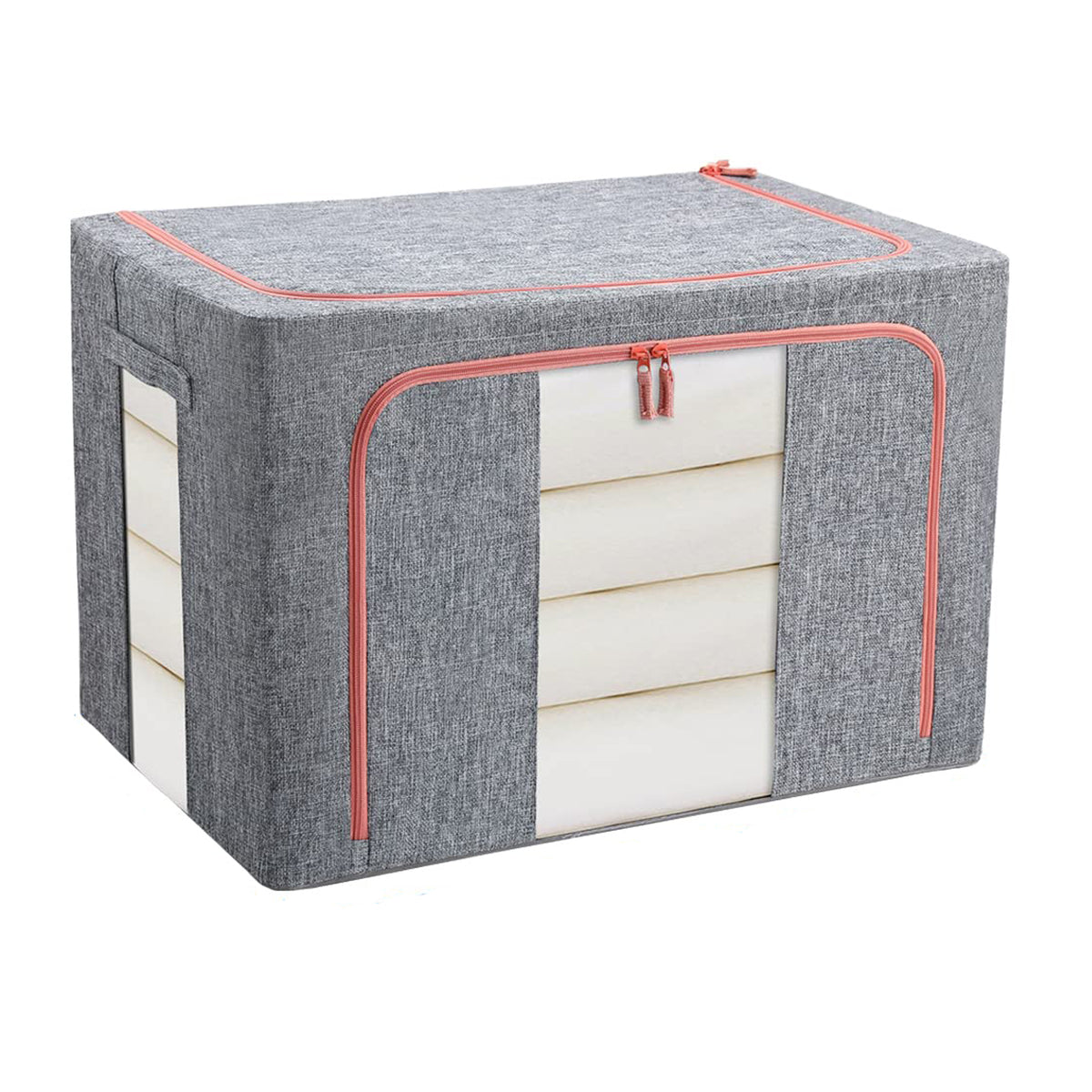 66L Cloth Storage Box Closet Organizer Storage Bags Clothes Storage Bags Wardrobe