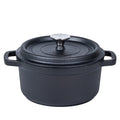 Pre-Seasoned Cast Iron Dutch Oven with Braiser Lid, 24 cm