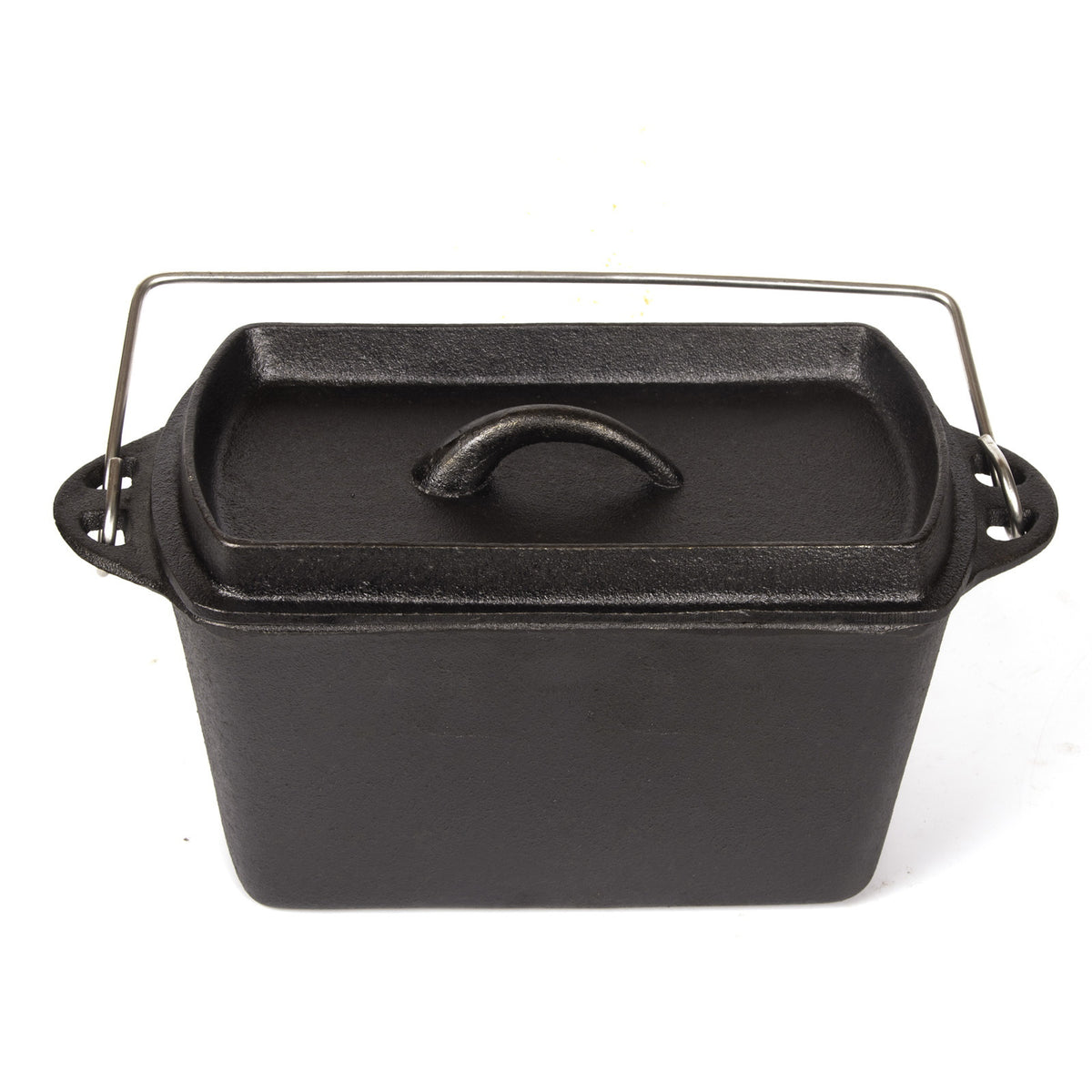 Telsida Cast Iron Bread Loaf Pan with Lid