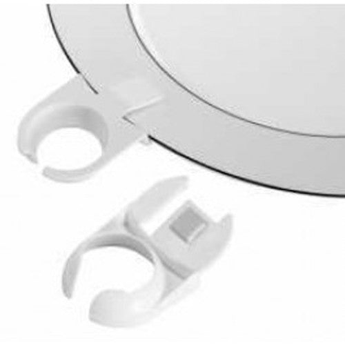 100 Pack Of 75mm White Wine Glass Dinner Lunch Plate Clip Holder