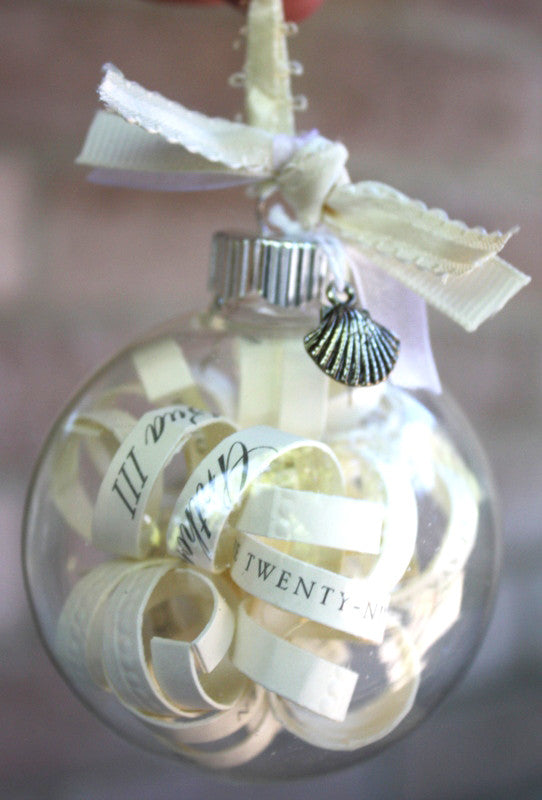 10 x Glass Bauble 8cm Diameter Round Clear with Silver Cap - table or