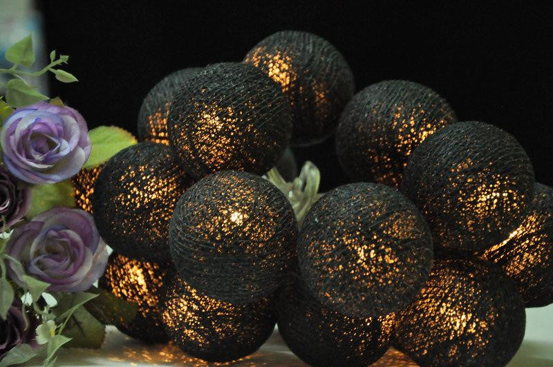 My Decorations 20 LED Ball Battery String Lights, 5 cm Balls, 3 m