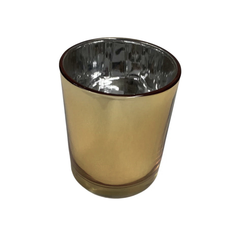 10 Pack Gold Votive Tealight Candle Holders Valentines Day Mercury