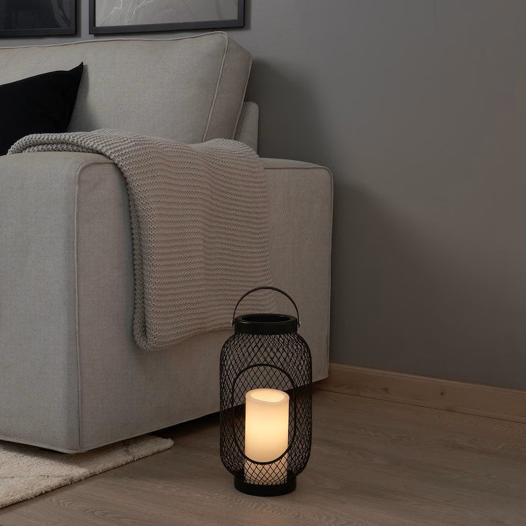 My Decorations LED Flameless Pillar Candles, White, 10 x 7 cm