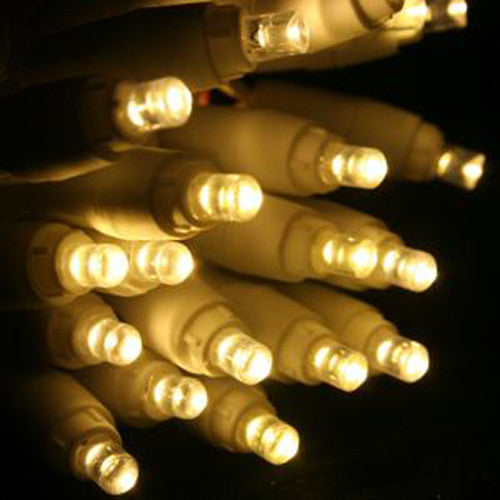 1 Set of 20 LED Plain Warm White Bulb Battery Powered String Lights