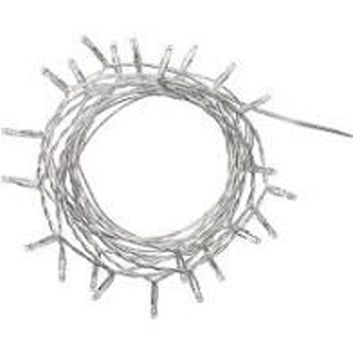 1 Set of 20 LED Plain Artic White Bulb Battery Powered String Lights