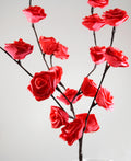 1 Set of 50cm H 20 LED Red Rose Tree Branch Stem Fairy Light Wedding