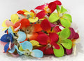 1 Set of 20 LED Tropical Bright Colous Frangipani Flower Battery