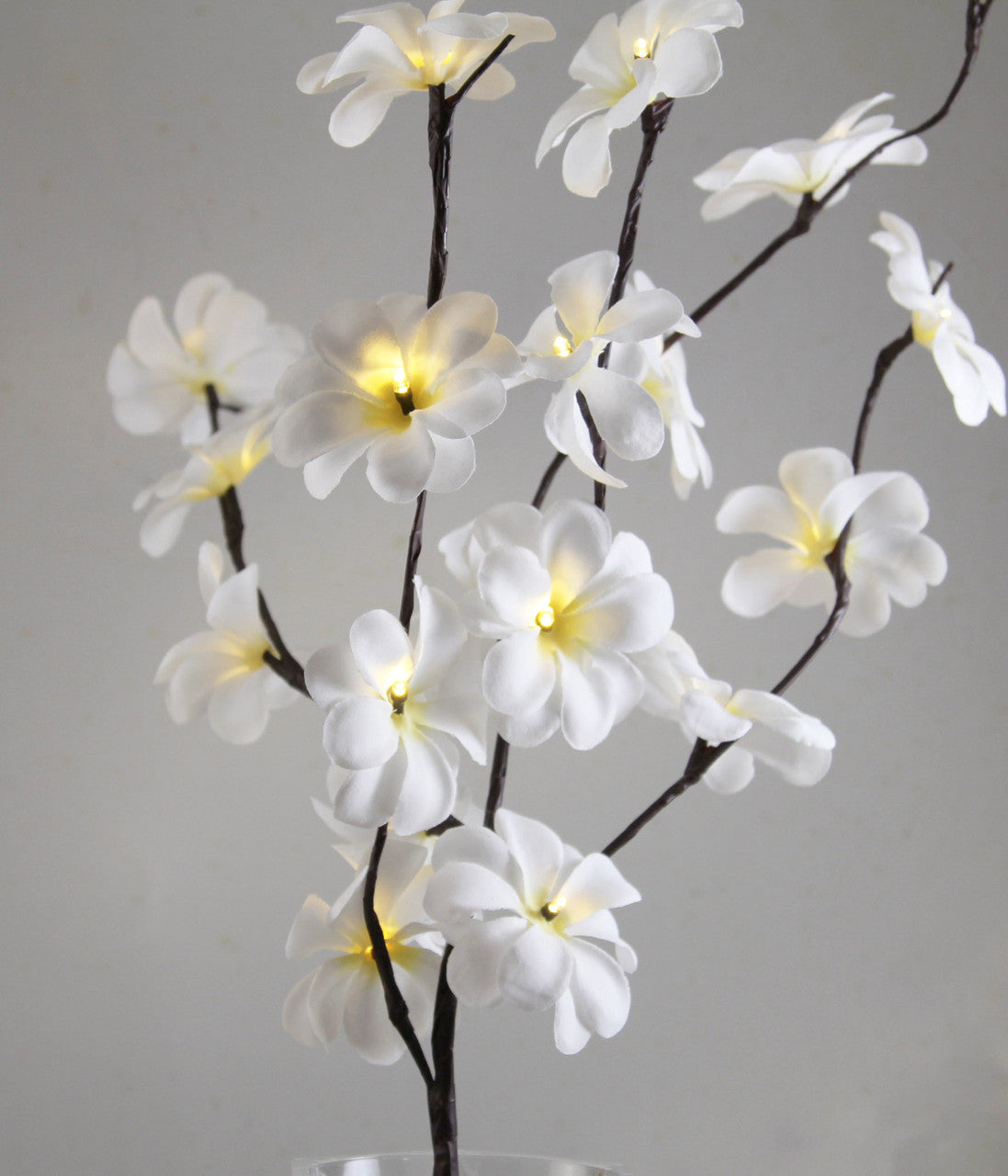 1 Set of 50cm H 20 LED White Frangipani Tree Branch Stem Fairy Light