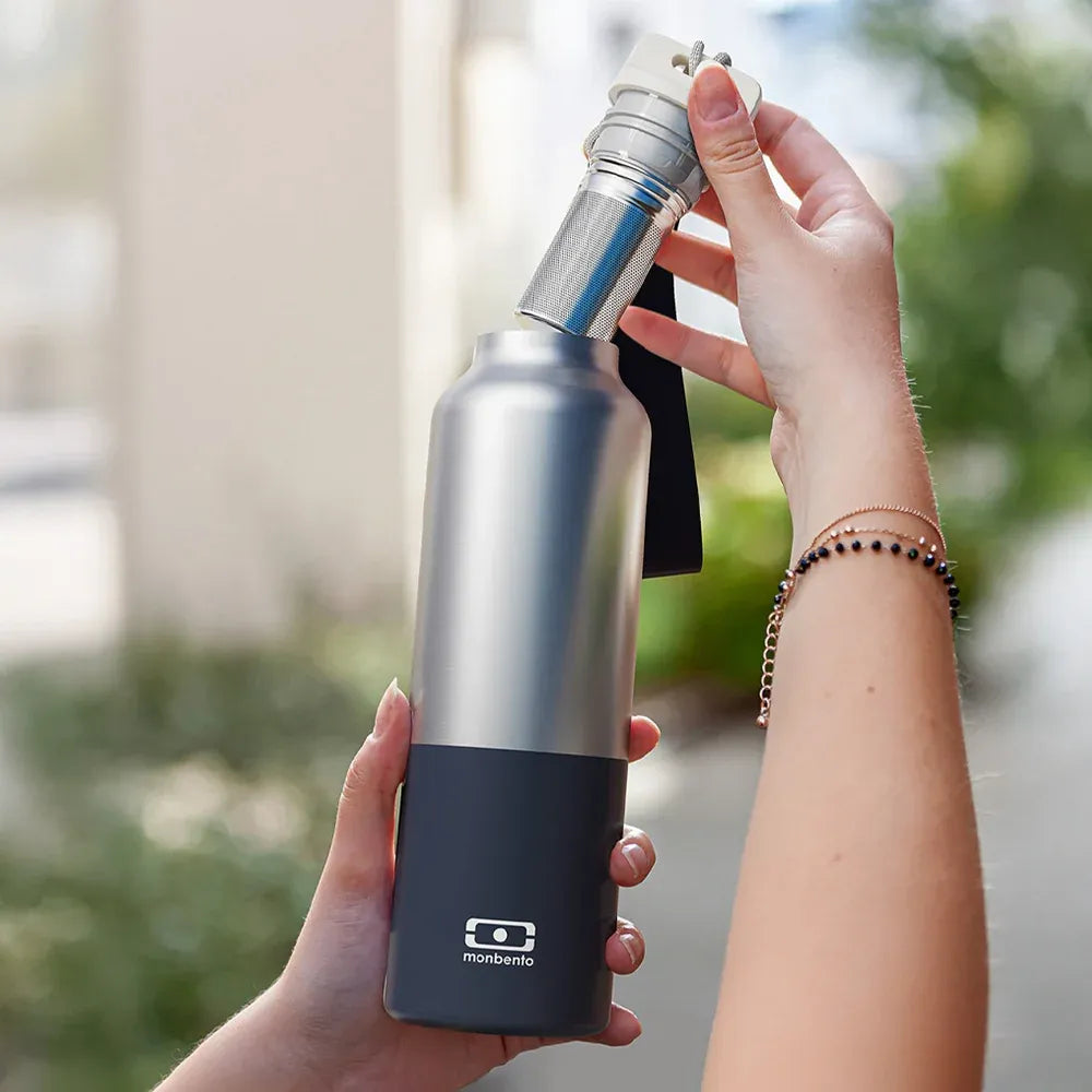 Monbento MB Steel Insulated Bottle with Tea Infuser, 500 ml