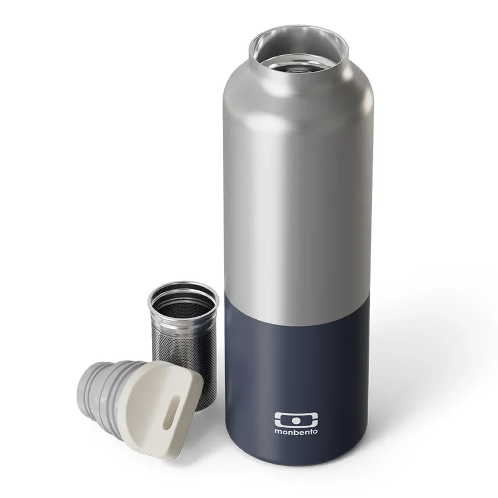Monbento MB Steel Insulated Bottle with Tea Infuser, 500 ml