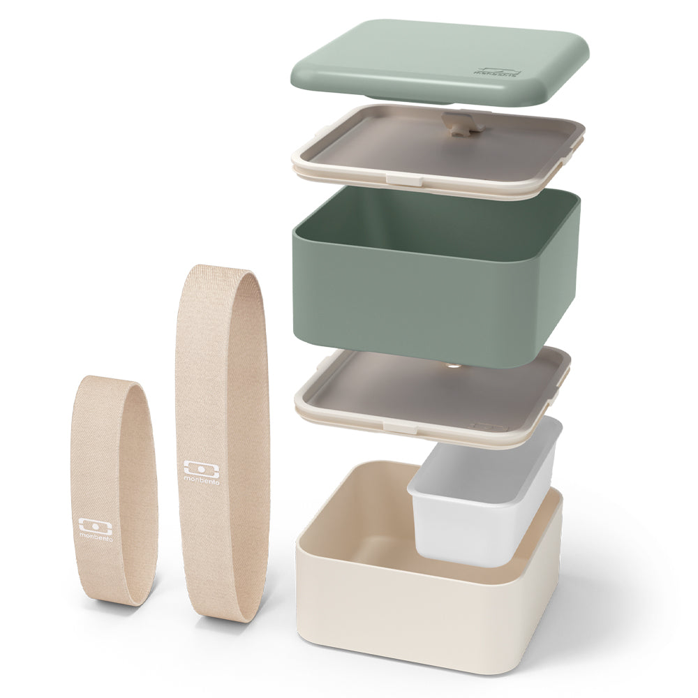 Monbento MB Square Two-Tier Bento Box, 1.7 L