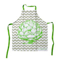 Artichoke Print Cotton Apron, 59 x 80 cm