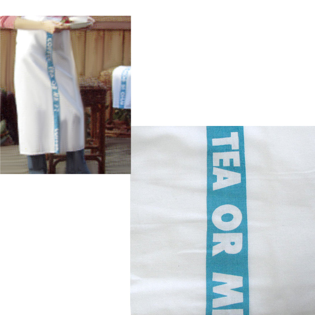 Coffee, Tea or Me Cotton Chef Apron, 86 x 96 cm