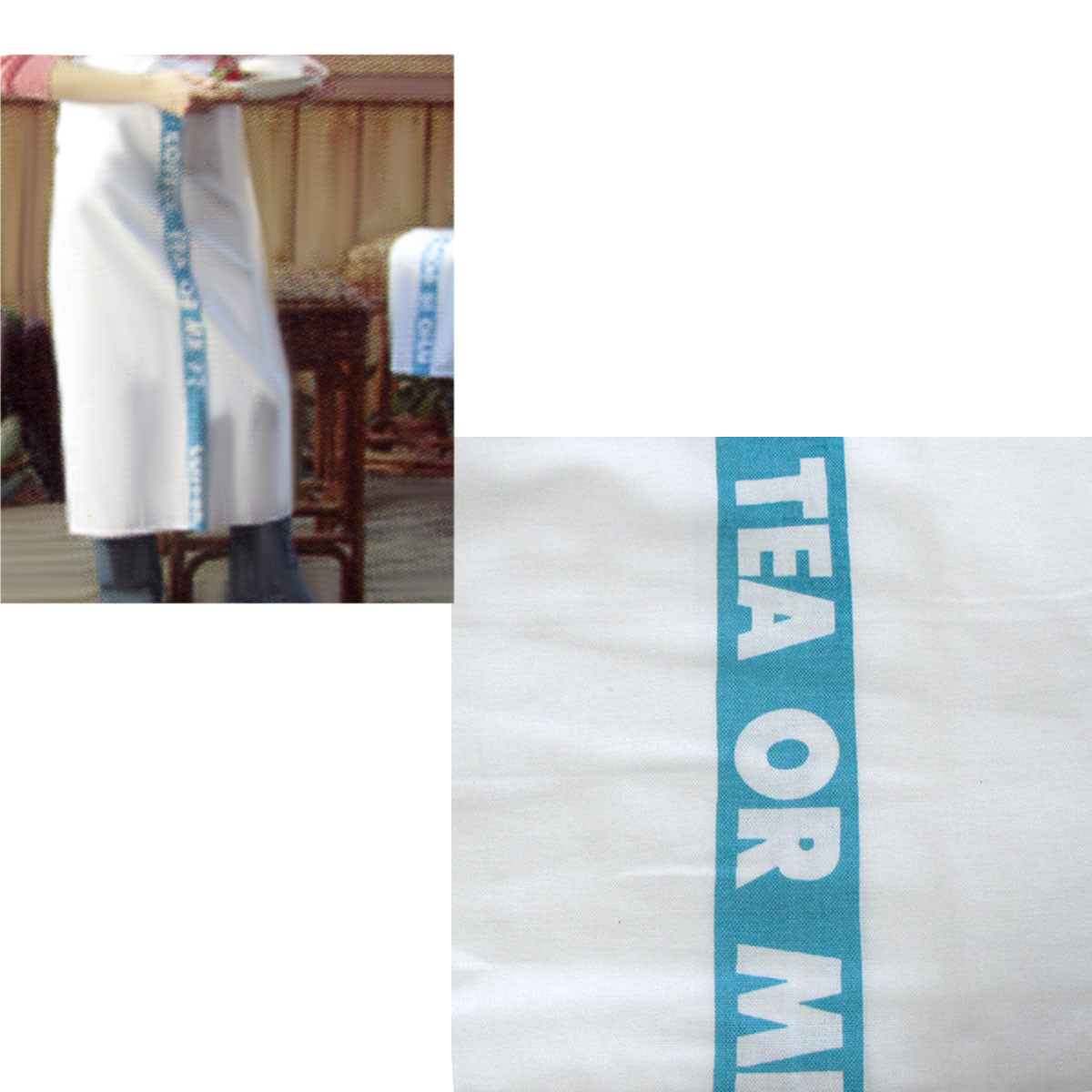 Coffee, Tea or Me Cotton Chef Apron, 86 x 96 cm