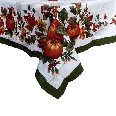 Pumpkin Fruits Christmas Tablecloth 152 X 213 cm