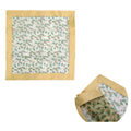 Christmas Gold Holly Sheer Organza Glitter Table Cloth Topper 90