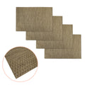 Choice Diamonds Gold PVC Table Placemats, Set of 4, 45 x 30 cm